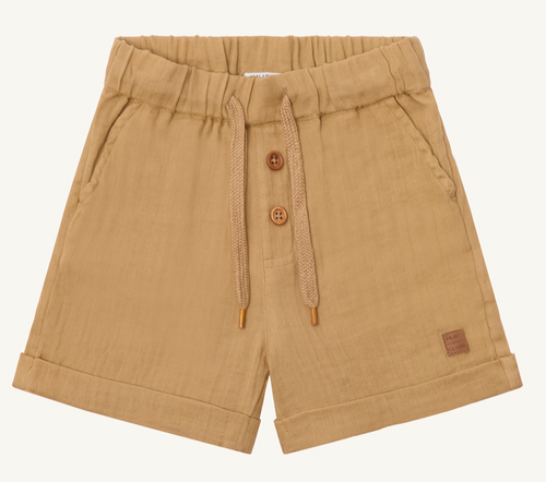 Hust&Claire - Organic Musselin Shorts Haggi Warm Sand