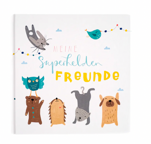 Freundebuch "Alle meien Superhelden Freunde"