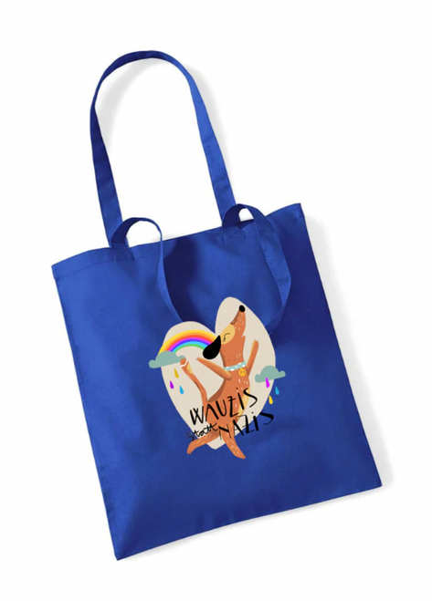 MitHerzUndHeinrich - Tragetasche Baumwolle „Wautzis statt Nazis“