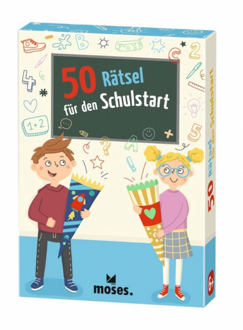 Moses Karten „50 Rätsel für den Schulstart“
