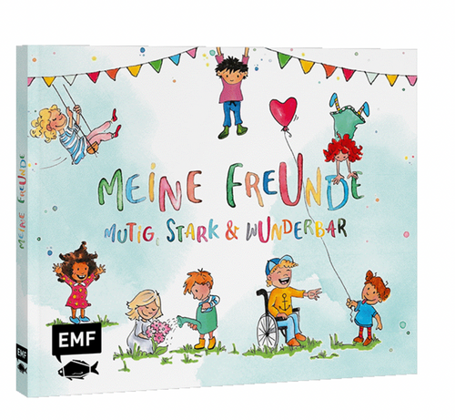 Freundebuch „Meine Freunde, mutig, stark & Wunderbar“