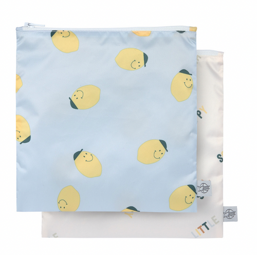 Lässig - Snack Bag Happy Fruits Lemon 2er Pack