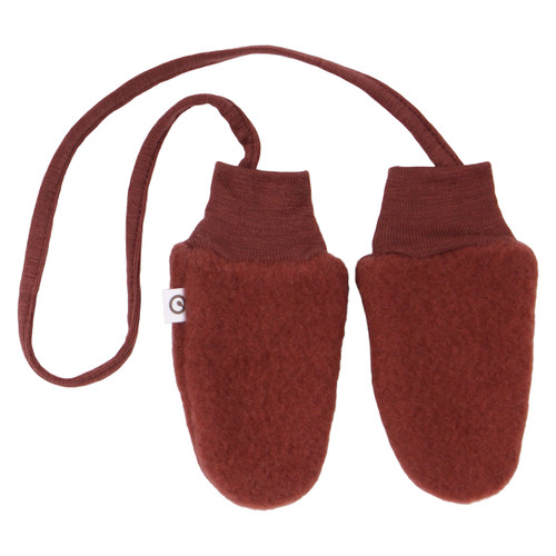 Müsli - Woolly fleece Handschuhe Fudge