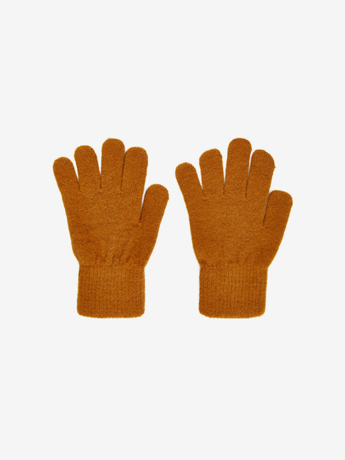 Celavi - Fingerhandschuhe zimt-gelb