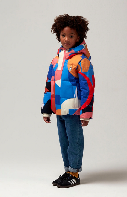 Gosoaky - Winterjacke Dragon Eye Marina Blue Multi Print