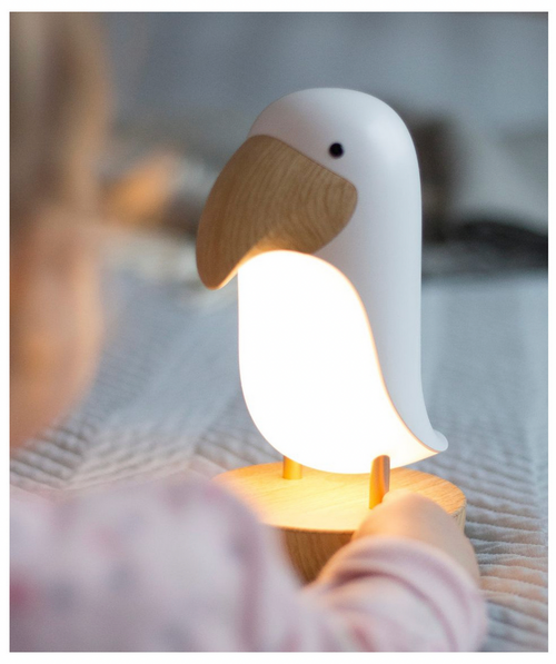 Rabbit & Friends - Papageientaucher Lampe mit Lautsprecher