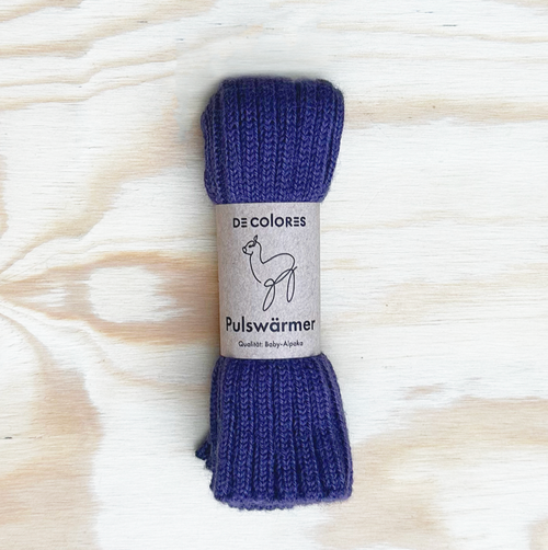 De Colores - Organic Pulswärmer Babyalpaka Lila