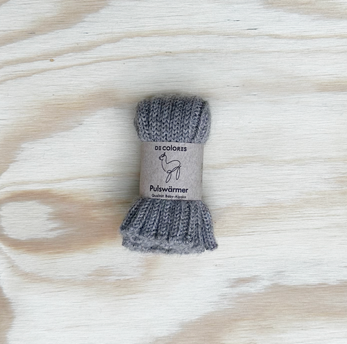 De Colores - Baby Pulswärmer Babyalpaka Taupe