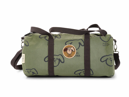 Studio Loco - Organic Canvas Sporttasche Hund Khaki
