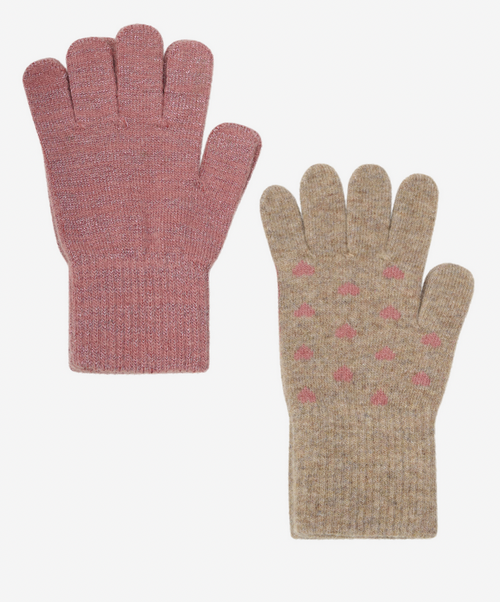 Celavi - Magic Fingerhandschuhe 2-Pack Brick Dust