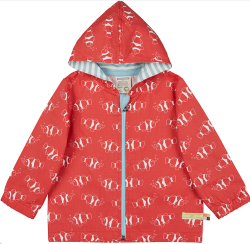 Loud+Proud wasserabweisende Jacke Clownfisch chilli