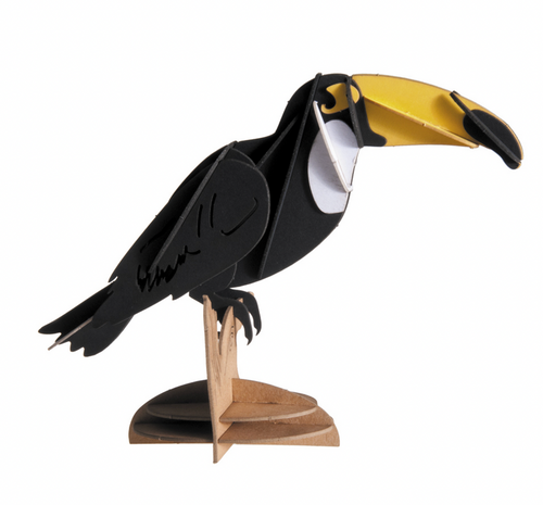 Fridolin - 3D Papiermodell Tukan