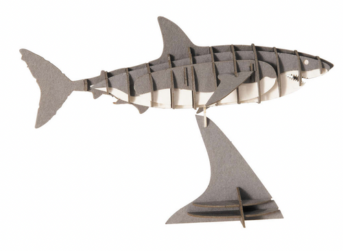 Fridolin - 3D Papiermodell Hai