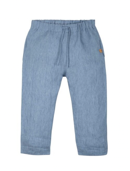 Pure Pure - Organic Kids Hose Leinen Blue Shadow