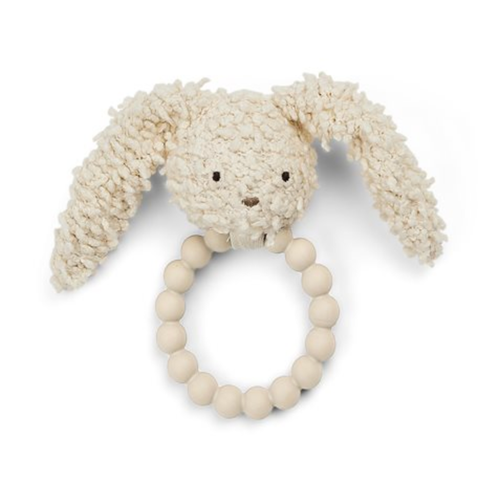 Smallstuff - Silikon Greifling mit Rassel Hase boucle