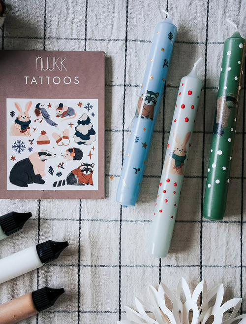 Nuukk - Vegane Tattoos „Wintertiere“