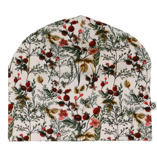 Beanie winter flower Müsli by green cotton
