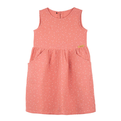 PurePUre Musselin Kleid Mini rose
