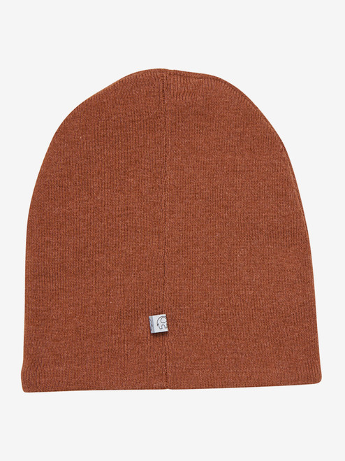 Celavi - Beanie Merinostrick hellbraun
