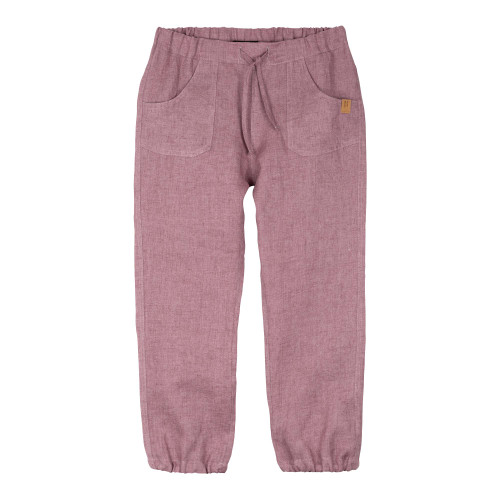 Pure Pure Kinder Leinen Hose 8402601 grape