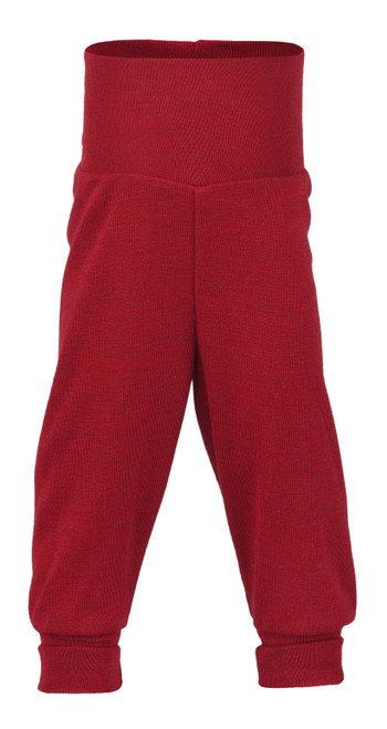 Engel Nabelbundhose Wolle rot