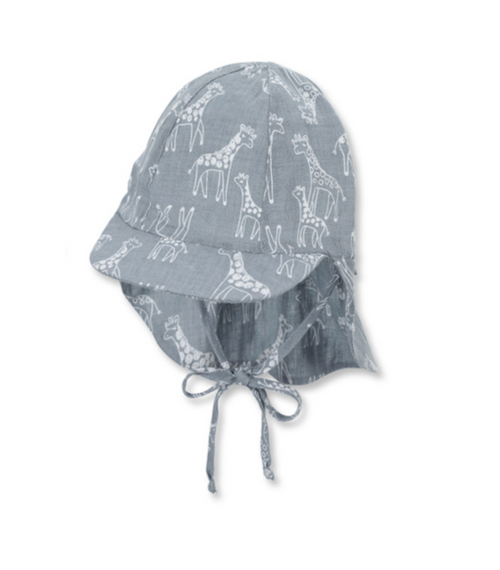 Sterntaler - Sommermütze  Nackenschutz Giraffe
