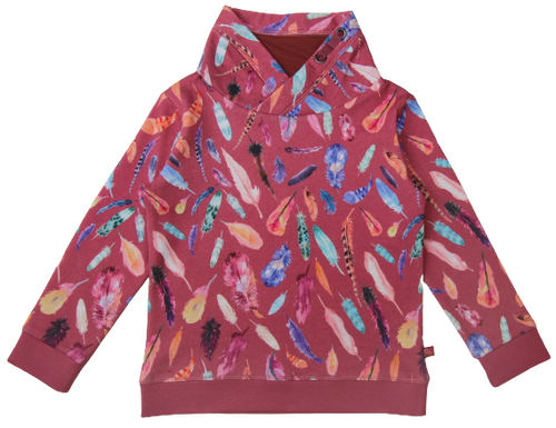 Enfant Terrible - Sweatshirt mit Federdruck erika-rose