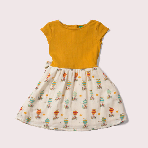 Kleid gelb Heißluftballon