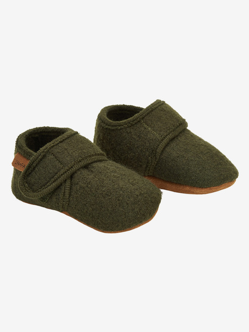Enfant - Wollwalk Slippers oliv