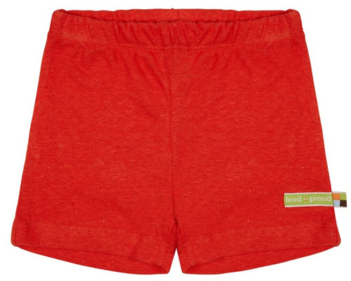 Leinen Shorts Hose copper Loud+Proud
