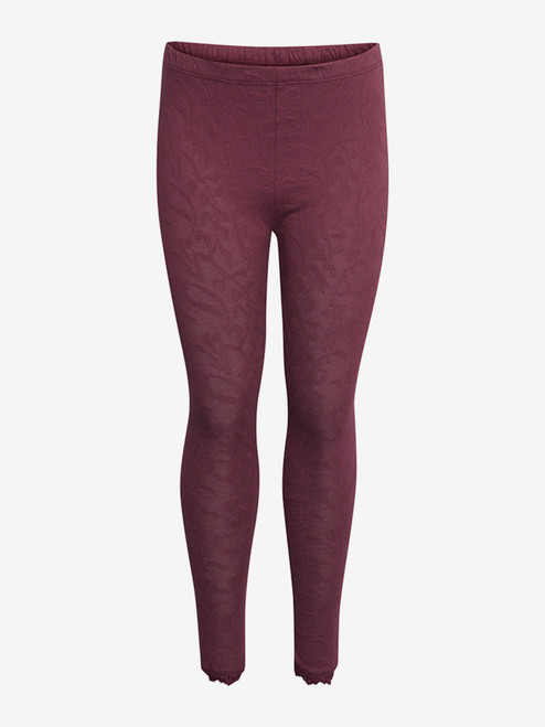 Enfant - Leggings Struktur beere dunkel