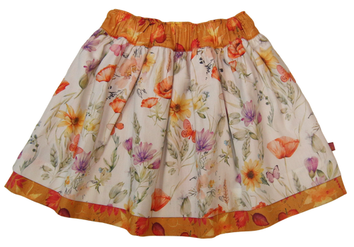 Enfant Terrible - Wenderock mit Blumendruck natur-ocker