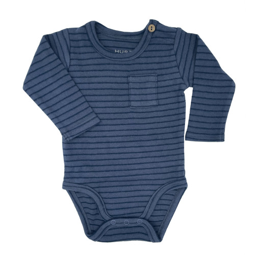 Hust&Claire - Body flauschig Streifen marine
