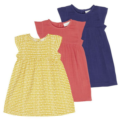 Neela Musselin Kleid verschiedene Farben