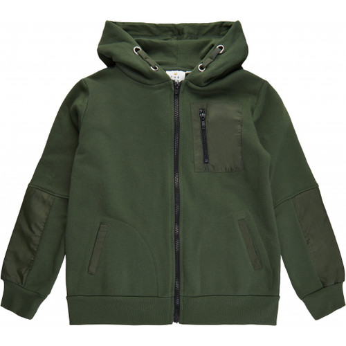 Zipperjacke, Hoodie Jacke oliv The New Buster