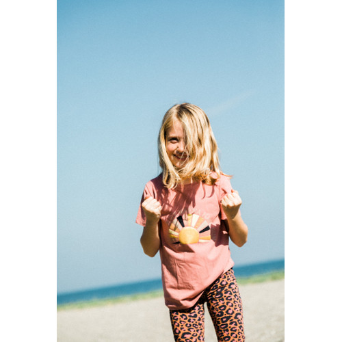 Viskose Radler Leggings Shorts Leoprint The New