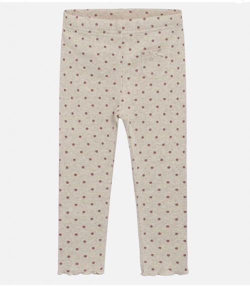 Hust&Claire - Ripp Leggings beige