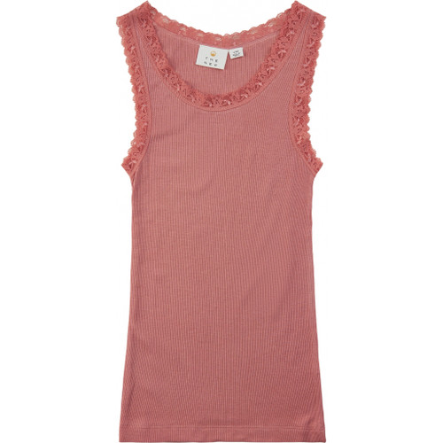 Viskose rosa Achselshirt Tank Top The New