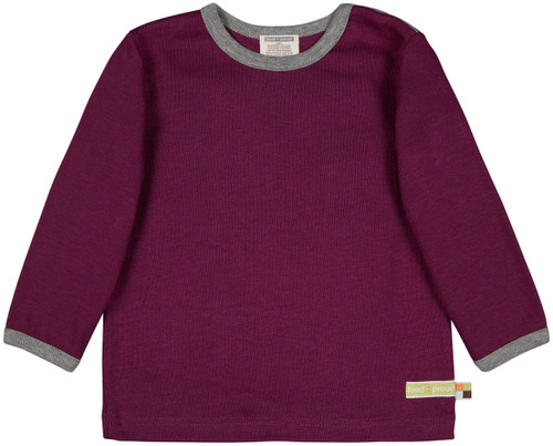 Loud+Proud - Shirt Struktur Plum