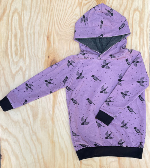 Kiezkinder Hoodie Vogel Beere