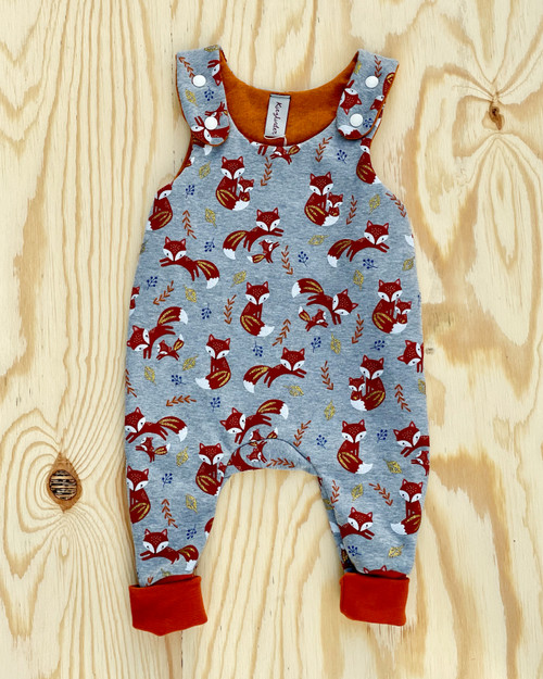 Kiezkinder Mitwachsstrampler Strampler Alpenfleece Fuchs