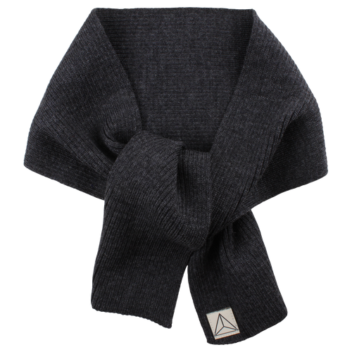 Nordic Label - Schal Merinostrick dark grey melange