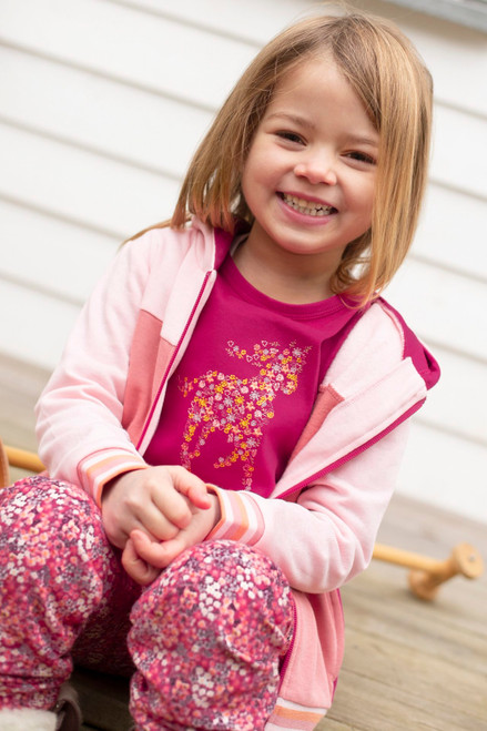 Enfant Terrible Longsleeve magenta Pferd