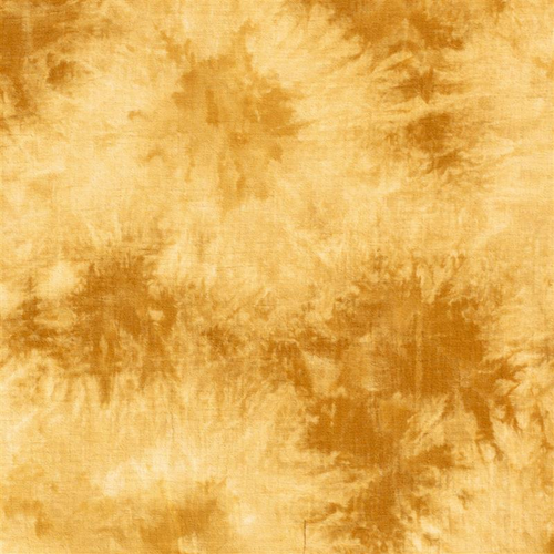 Musselin Tie Dye Batik senfgelb