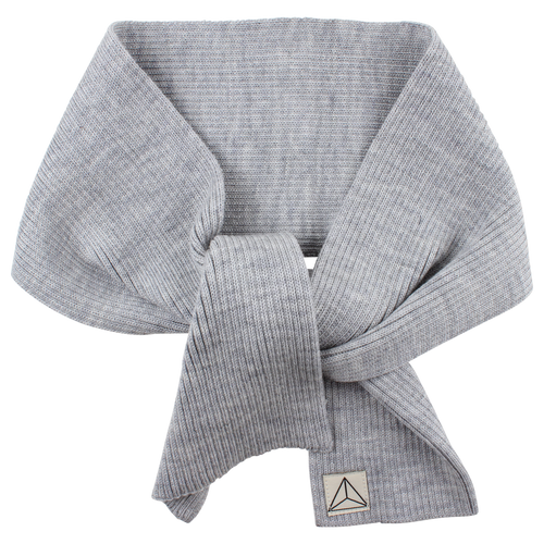 Nordic Label - Schal Merinostrick grey melange