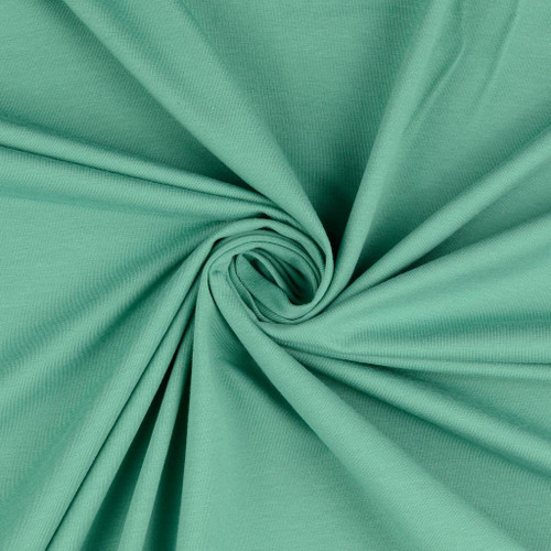 Jersey Baumwolle Uni pool lindgrün