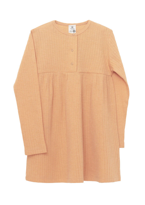 Organic by Feldman - Tunic dress LS organic Merino ochre