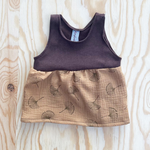 Tunika Kleid Hängerchen Ginko Musselin