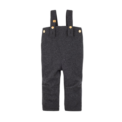 Pure Pure Wollwalk Latzhose anthrazit recycled