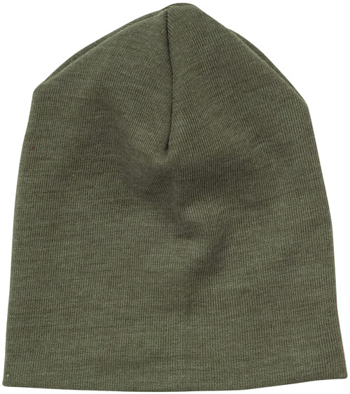 Engel - Beanie Wolle-Seide Olive